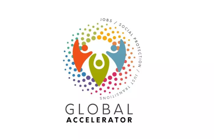 Global Accelerator logo, centered